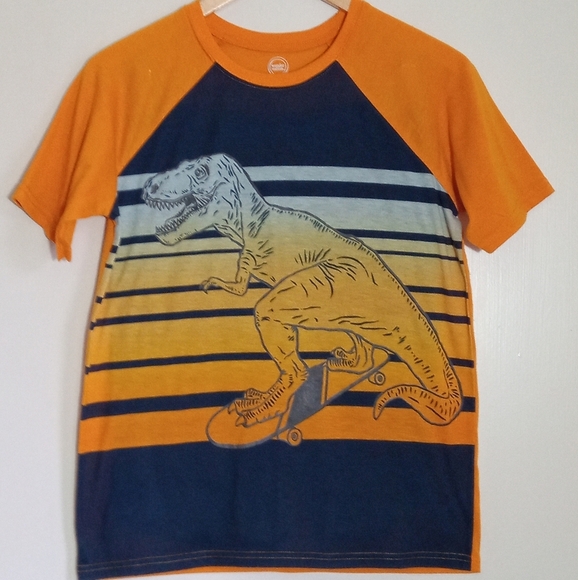 Wonder Nation Pajama set skateboarding dinosaur Big Boys XXL 18 - Picture 1 of 5